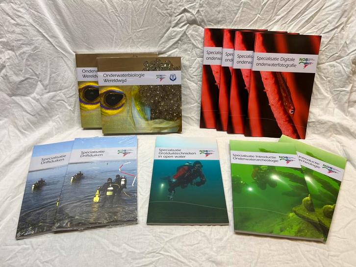 NOB specialty boeken, ongelezen dus in nieuwstaat!, Watersport en Boten, Duiken, Nieuw, Overige typen, Ophalen of Verzenden