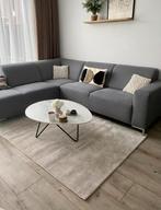 Ovale salontafel marmerlook in keramiek., Huis en Inrichting, Tafels | Salontafels, 100 tot 150 cm, Ophalen of Verzenden, Zo goed als nieuw