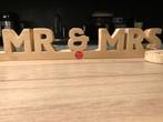 Mr & Mrs Houten Decoratie, Ophalen of Verzenden, Nieuw