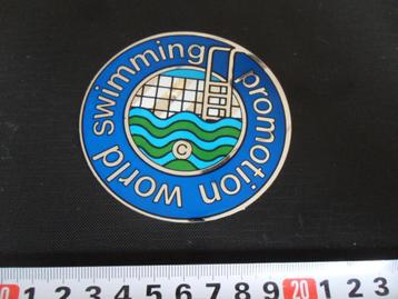 sticker Promotion world swimming   folie  zwemmen  beschikbaar voor biedingen
