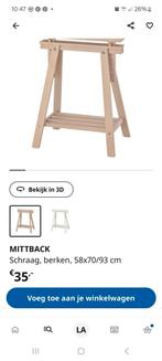 NIEUW IKEA BUREAU Mittback en Lagkapten 200 x 60, Huis en Inrichting, Bureaus, Ophalen, Zo goed als nieuw