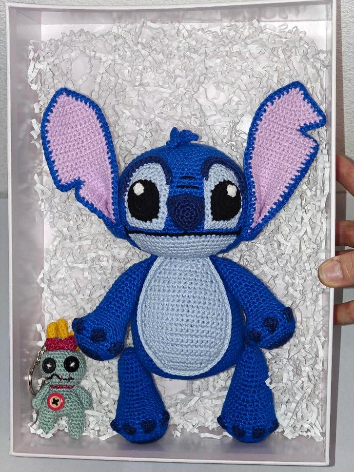 Gehaakte Knuffel Dier (Stitch), Kinderen en Baby's, Speelgoed | Knuffels en Pluche, Nieuw, Overige typen, Verzenden