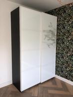 Ikea pax schuifdeurkast, Huis en Inrichting, Kasten | Kledingkasten, 150 tot 200 cm, Modern, 50 tot 75 cm, Glas