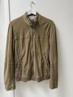 Hugo Boss jas heren suède leer maat 54, Kleding | Heren, Maat 52/54 (L), Verzenden, Hugo Boss, Gedragen