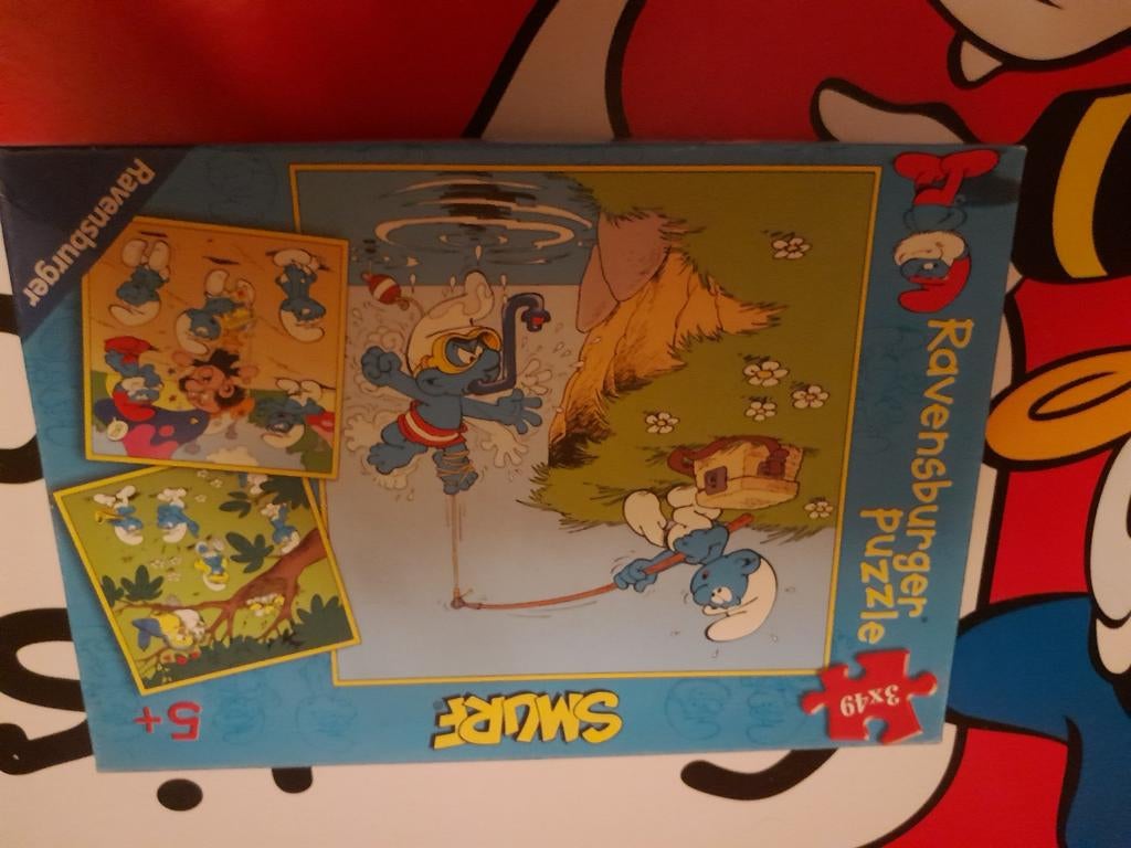 Smurfen puzzel, Ophalen of Verzenden, Gebruikt