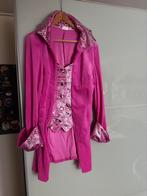 Fel roze carnavals jas maat XL, Kleding | Dames, Carnavalskleding en Feestkleding, Ophalen of Verzenden, Zo goed als nieuw, Maat 46/48 (XL) of groter