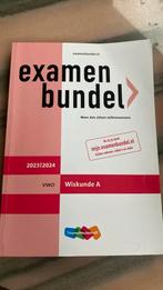 Examenbundel Wiskunde A VWO 2023/2024, Boeken, Schoolboeken, Ophalen of Verzenden, Zo goed als nieuw, VWO, Wiskunde A
