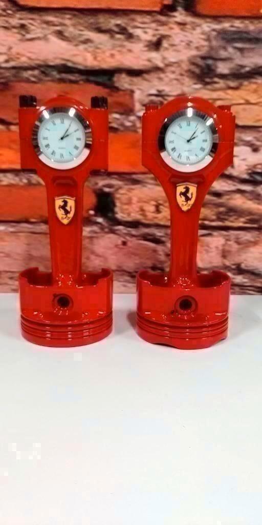klok uurwerk auto zuiger piston clock mancave upcycling art, Huis en Inrichting, Woonaccessoires | Klokken, Ophalen of Verzenden