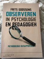 Observeren in Psychologie en Pedagogiek, Boeken, Ophalen of Verzenden, Alpha, Nieuw, HBO