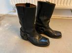 Zwarte leren motorlaarzen maat 42, Ophalen of Verzenden, Zo goed als nieuw, Zwart, Boots