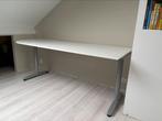 IKEA galant bureau 160x80cm met verlengstuk en kabelbak, Verzenden