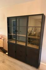 Buffetkast ‘metallo’ 160 x 200 x 40 cm, urban industrieel, Huis en Inrichting, Kasten | Vitrinekasten, Ophalen, 200 cm of meer