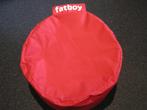 FATBOY poef in rood! Point original (nylon)., Huis en Inrichting, Rond, Minder dan 50 cm, Ophalen of Verzenden, Zo goed als nieuw