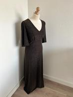 King Louie maat XXL shiloh maxi dress glitter 2706, Zwart, Maat 46/48 (XL) of groter, Ophalen of Verzenden, Zo goed als nieuw