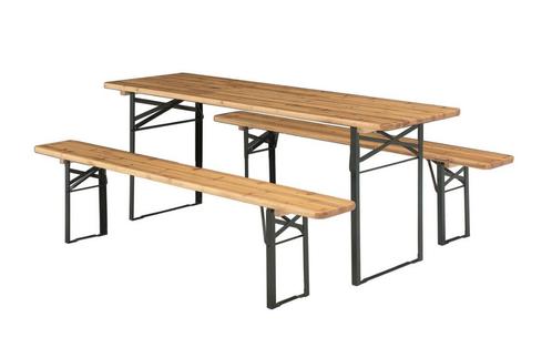 Biertafel met banken, Hobby en Vrije tijd, Feestartikelen, Zo goed als nieuw, Overige, Ophalen