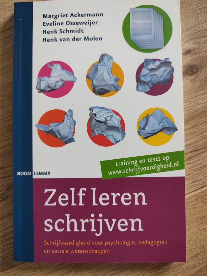 Zelf leren schrijven, Boeken, Studieboeken en Cursussen, Zo goed als nieuw, HBO, Alpha, Ophalen of Verzenden