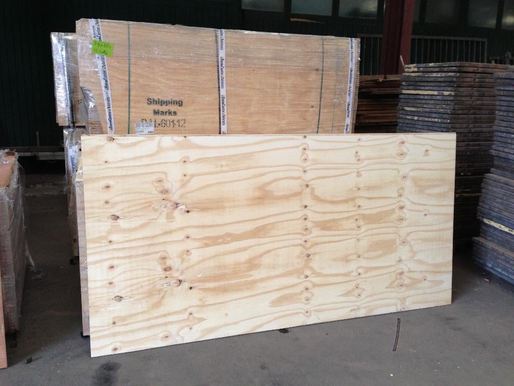 Nieuwe underlayment platen 244cmx122cmx18mm per m2 € 10,06, Doe-het-zelf en Verbouw, Platen en Panelen, Ophalen, Nieuw, Hout, Minder dan 20 mm