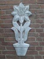XXL bloem wanddecoratie betonnen beeld tuinbeeld beton, Tuin en Terras, Ophalen