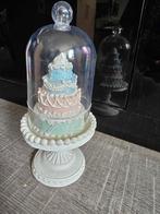 Decoratieve taart onder stolp, Ophalen of Verzenden, Nieuw