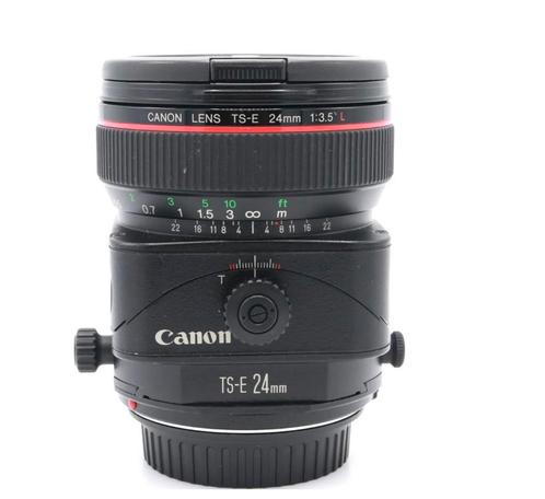 Canon tilt shift lens TS-E 24mm f/3.5 L, Audio, Tv en Foto, Fotografie | Lenzen en Objectieven, Zo goed als nieuw, Groothoeklens