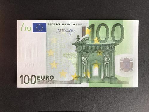 100 euro biljet niet in omloop geweest X Duitsland Draghi, Postzegels en Munten, Bankbiljetten | Europa | Eurobiljetten, Los biljet