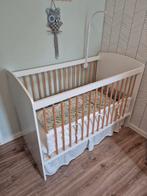 MamaLoes Ledikant Karolina Wit/Naturel 60 x 120 cm, Kinderen en Baby's, Kinderkamer | Complete kinderkamers, Ophalen, Gebruikt