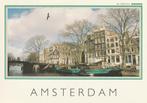 AMSTERDAM Gracht, Verzamelen, Ansichtkaarten | Nederland, Verzenden, 1980 tot heden, Gelopen, Noord-Holland