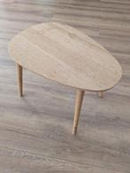 Koffietafeltje hout (XENOS), Minder dan 55 cm, Gebruikt, Ovaal, Hout