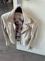 Super gaaf Leren jasje van Ginger (xs), Kleding | Dames, Beige, Ophalen of Verzenden, Jasje, Maat 34 (XS) of kleiner