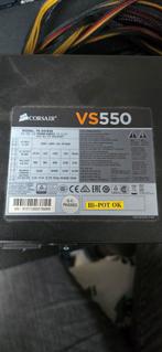 Corsair VS550 Voeding - 550W, Computers en Software, Interne voedingen, Ophalen of Verzenden, Zo goed als nieuw
