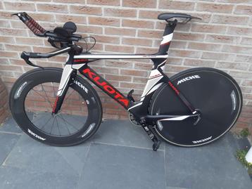 Tijdritfiets Kuota Kalibur maat M z.g.a.n beschikbaar voor biedingen