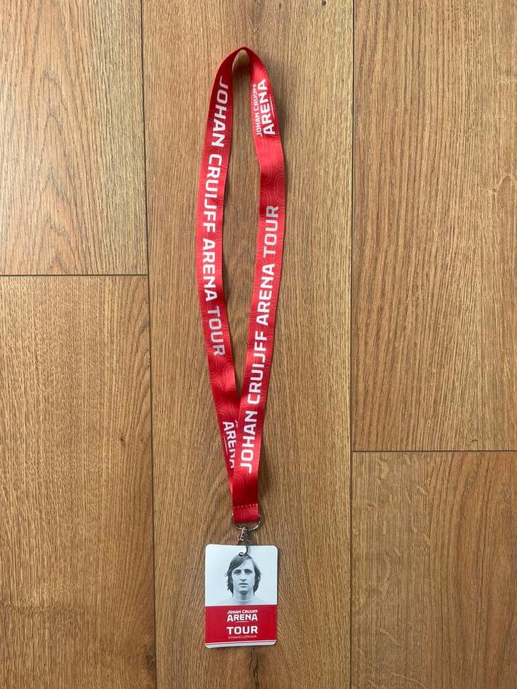 Keycord Ajax Johan Cruyff Arena Tour + korting fanshop II, Verzamelen, Sportartikelen en Voetbal, Zo goed als nieuw, Overige typen