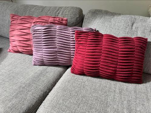 Hinck Sierkussen  Rechthoekig, Huis en Inrichting, Woonaccessoires | Kussens, Zo goed als nieuw, Paars, Rechthoekig, Ophalen of Verzenden
