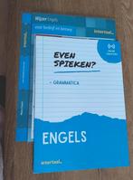 Even Spieken Engels Grammatica + Wijzer Eng Bedrijf Beroep, Ophalen of Verzenden, Zo goed als nieuw, Overige niveaus, Engels