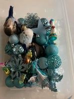 Kerstballen/ versiering blauw, Diversen, Ophalen of Verzenden, Zo goed als nieuw