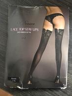 Hunkemöller Stay-Ups Kant, Zwart, L/XL, Maat 48/52 (XL), Zwart, Ophalen of Verzenden, Zo goed als nieuw