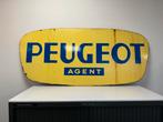 Peugeot emaille reclamebord, Antiek en Kunst, Antiek | Emaille, Ophalen