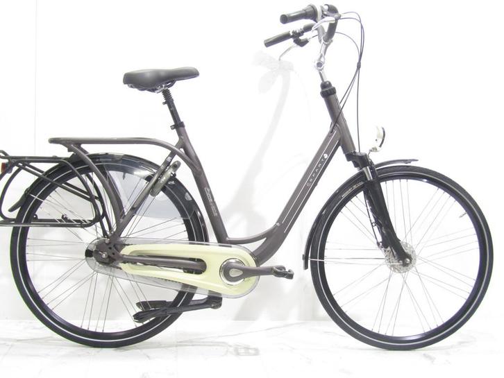 Sparta Amazone grijs dames 57cm 28inch, Fietsen en Brommers, Fietsen | Heren | Herenfietsen, Gebruikt, Sparta, 57 tot 61 cm, Versnellingen