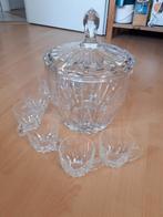 Bowle set kristal glas, Antiek en Kunst, Antiek | Glas en Kristal, Ophalen of Verzenden