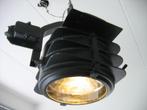 Industriele grote seinlamp plafond vloer sta vintage ALUMIN, Ophalen of Verzenden, Gebruikt, Marine Vintage industrieel
