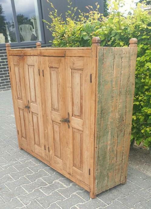 India kast, teakhout, Huis en Inrichting, Kasten | Dressoirs, Zo goed als nieuw, 100 tot 150 cm, 25 tot 50 cm, Teakhout, Ophalen