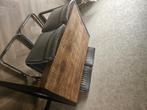Tafel en stoelen, Huis en Inrichting, Tafels | Eettafels, Ophalen, Gebruikt, 100 tot 150 cm, 50 tot 100 cm