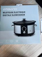 Te koop Ambiano digitale slowcooker, Witgoed en Apparatuur, Ophalen, Zo goed als nieuw