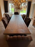 Houten tafel, Huis en Inrichting, Tafels | Eettafels, Ophalen, Gebruikt, 200 cm of meer, 50 tot 100 cm