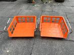 Oranje vintage schuifmandjes, Ophalen of Verzenden, Gebruikt, Overige