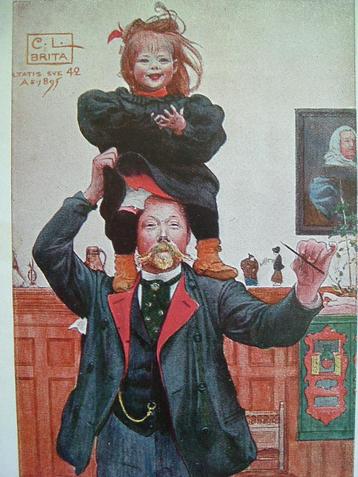 Carl Larsson - Das Haus in der Sonne - 1922. beschikbaar voor biedingen