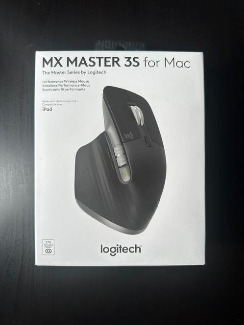 Nieuwe Logitech MX Master 3S for Mac (ook Windows), Computers en Software, Muizen, Nieuw, Muis, Rechtshandig, Draadloos, Ergonomisch