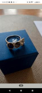 Swarovski ring. . . maat 19., Sieraden, Tassen en Uiterlijk, Ringen, Nieuw, Ophalen of Verzenden, Dame, Zilver