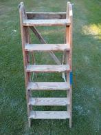 Houten trap ladder, Doe-het-zelf en Verbouw, Ladders en Trappen, Ophalen, Gebruikt