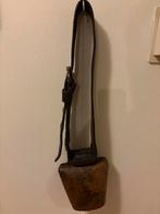 Originele Oostenrijkse oude Koebel met leren riem, Ophalen